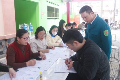 HOẠT ĐỘNG CHI ĐOÀN TMN A PHƯỜNG TIÊN SƠN THAM GIA HỖ TRỢ TUYỂN QUÂN SỰ NĂM 2026