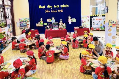 TRẢI NGHIỆM TẾT HÀN THỰC CỦA CÁC BÉ  KHỐI 5 TUỔI