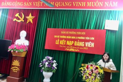 LỄ KẾT NẠP ĐẢNG VIÊN NĂM 2025